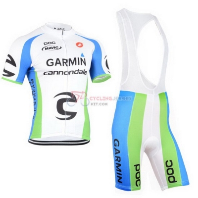 Cannondale Cycling Jersey Kit Short Sleeve 2015 Green And White