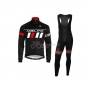 Nalini Cycling Jersey Kit Long Sleeve 2020 Black White Red