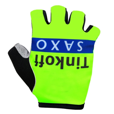 Cycling Gloves Saxo Bank Tinkoff 2016 green