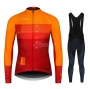 NDLSS Cycling Jersey Kit Long Sleeve 2020 Yellow Orange