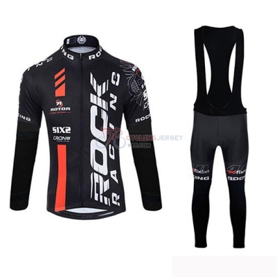 Rock Racing SIDI Cycling Jersey Kit Long Sleeve 2019 Black