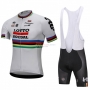 Uci Mondo Campione Lotto Soudal Cycling Jersey Kit Short Sleeve 2018 White