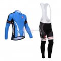 Castelli Cycling Jersey Kit Long Sleeve 2014 Blue And Black