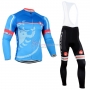 Castelli Cycling Jersey Kit Long Sleeve 2014 Red And Sky Blue