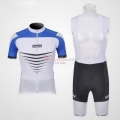 Santini Cycling Jersey Kit Short Sleeve 2011 Blue And White