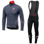 Castelli DE Cycling Jersey Kit Long Sleeve 2019 Gray Red