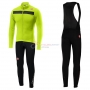 Castelli Puro 3 Cycling Jersey Kit Long Sleeve 2019 Green Black