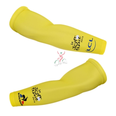Arm Warmer Tour de France 2015 white yellow
