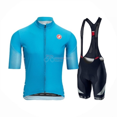 Castelli Cycling Jersey Kit Short Sleeve 2021 Light Blue