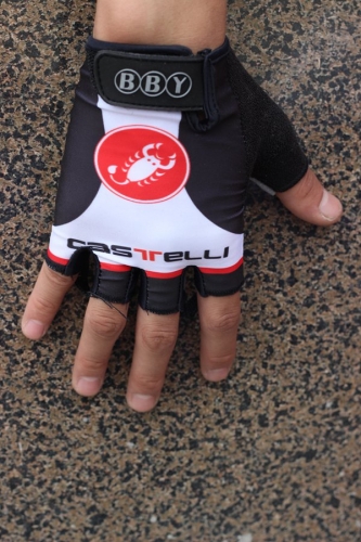Cycling Gloves Castelli 2015 red and white