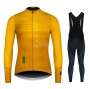 NDLSS Cycling Jersey Kit Long Sleeve 2020 Yellow(1)