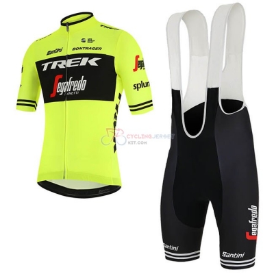 Trek Segafredo Cycling Jersey Kit Short Sleeve 2019 Green Black