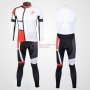 Pinarello Cycling Jersey Kit Long Sleeve 2012 Red And White