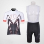 Pearl Izumi Cycling Jersey Kit Short Sleeve 2011 White And Black