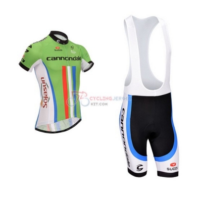 Cannondale Cycling Jersey Kit Short Sleeve 2014 Green And Red