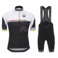 Santini Cycling Jersey Kit Short Sleeve 2016 White And Black