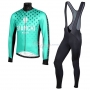 Bianchi Milano FT Cycling Jersey Kit Long Sleeve 2019 Bluee Black