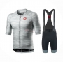 Castelli Cycling Jersey Kit Short Sleeve 2021 Gray White