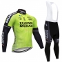 Euskadi Murias Cycling Jersey Kit Long Sleeve 2018 Green and Black