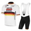 Lotto Cycling Jersey Kit Short Sleeve 2017 Red And White