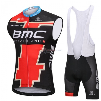 Wind Vest 2018 Bmc Red and Black