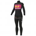 Women ALE Cycling Jersey Kit Long Sleeve 2020 Pink Black