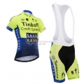 Saxobank Cycling Jersey Kit Short Sleeve 2014 Blue And Green