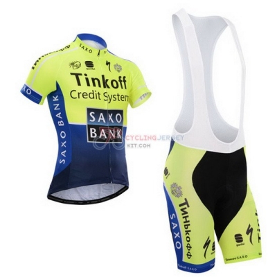 Saxobank Cycling Jersey Kit Short Sleeve 2014 Blue And Green