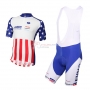 2016 Team United Healthcare Manica red white Long Sleeve Cycling Jersey And Bib Pants Kit