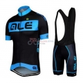ALE Cycling Jersey Kit Short Sleeve 2016 Blue And Black