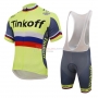 Tinkoff Cycling Jersey Kit Short Sleeve 2016 Yellow And Gray