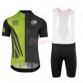 2018 Assos Cycling Jersey Kit Short Sleeve Ss.capeepicxc Green