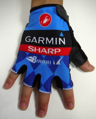 Cycling Gloves Garmin 2015 black and blue
