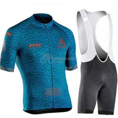 Northwave Cycling Jersey Kit Short Sleeve 2019 Spento Blue