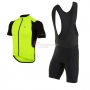 Pearl Izumi Short Sleeve Cycling Jersey and Bib Shorts Kit 2017 green