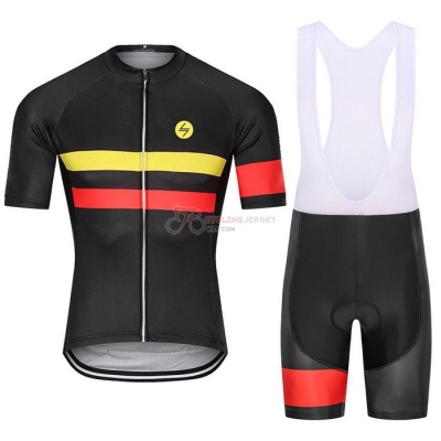 Steep Cycling Jersey Kit Short Sleeve 2021 Red Yellow