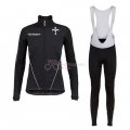 Wieiev Cycling Jersey Kit Long Sleeve 2020 Black