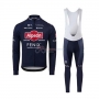 Alpecin Fenix Cycling Jersey Kit Long Sleeve 2020 Blue Red