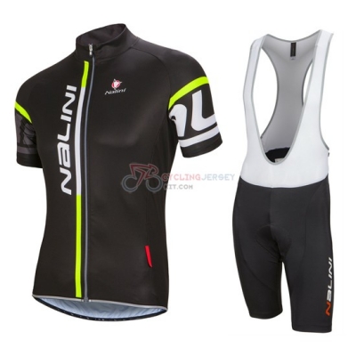 Nalini Cycling Jersey Kit Short Sleeve 2016 Green And Black