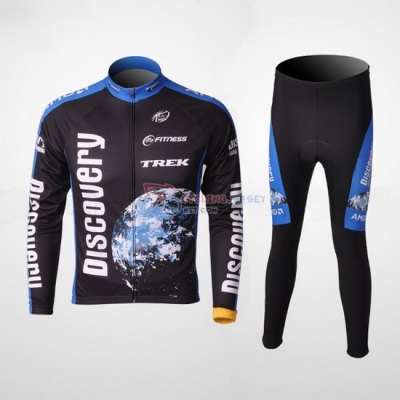 Trek Cycling Jersey Kit Long Sleeve 2007 Black And Blue