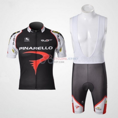 Pinarello Cycling Jersey Kit Short Sleeve 2010 Black And Red