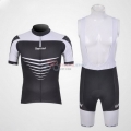 Santini Cycling Jersey Kit Short Sleeve 2011 Black And White