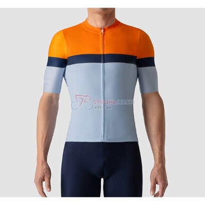 La Passione Cycling Jersey Kit Short Sleeve 2019 Orange Blue