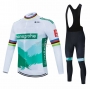 Bora-hansgrone Cycling Jersey Kit Long Sleeve 2021 White Green