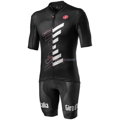 Giro d'Italia Cycling Jersey Kit Short Sleeve 2020 Black White