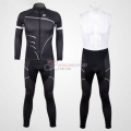 Pinarello Cycling Jersey Kit Long Sleeve 2012 Black And White