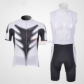 Santini Cycling Jersey Kit Short Sleeve 2011 White And Black