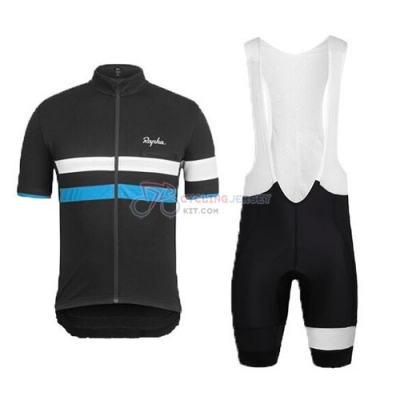 Rapha Cycling Jersey Kit Short Sleeve 2015 Black And Blue