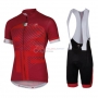 Castelli Cycling Jersey Kit Short Sleeve 2016 Red And White