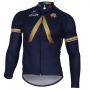 Aqua bluee Sport Cycling Jersey Kit Long Sleeve 2017 black